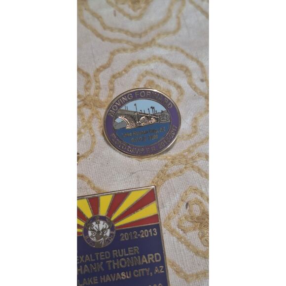 Lot of 8 Elks pins- Lake Havasu City, AZ & others- excellent condition BPOE - Picture 6 of 6